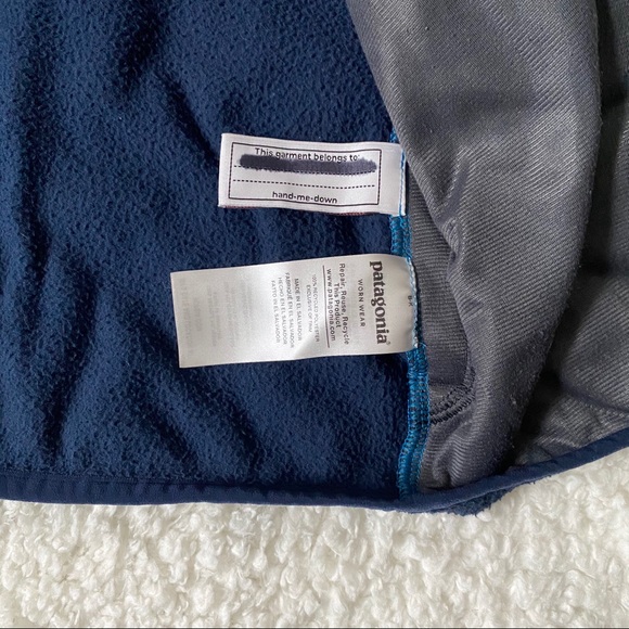 ❌SOLD❌ Patagonia | Micro D-Snap Fleece Hooded Zip Up Jacket - Picture 6 of 6